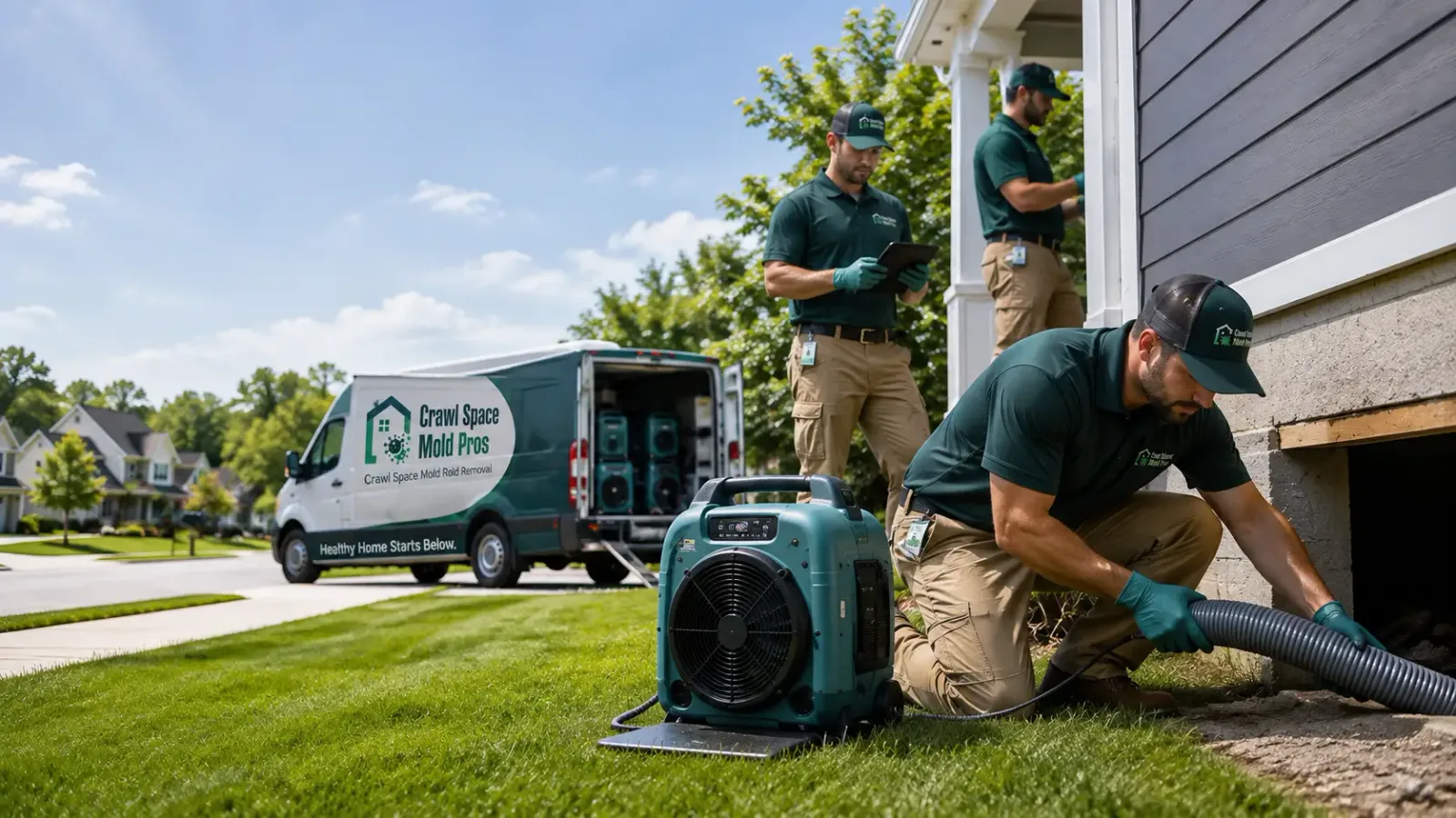 Crawl Space Mold Removal in Vesper, WI